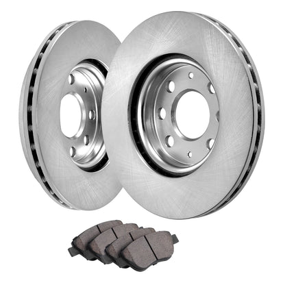 Front Ceramic Brake Rotor Pad Kit för Vauxhall Adam Corsa D Box Hatchback