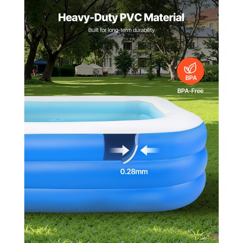 Inflatable Pool Large Inflatable Pool for Kids, Adults, Family | EU