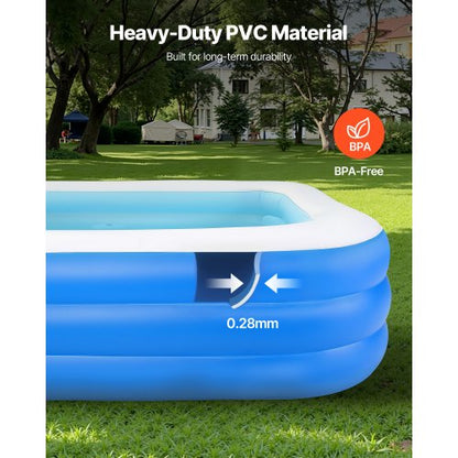 Inflatable Pool Large Inflatable Pool for Kids, Adults, Family | EU