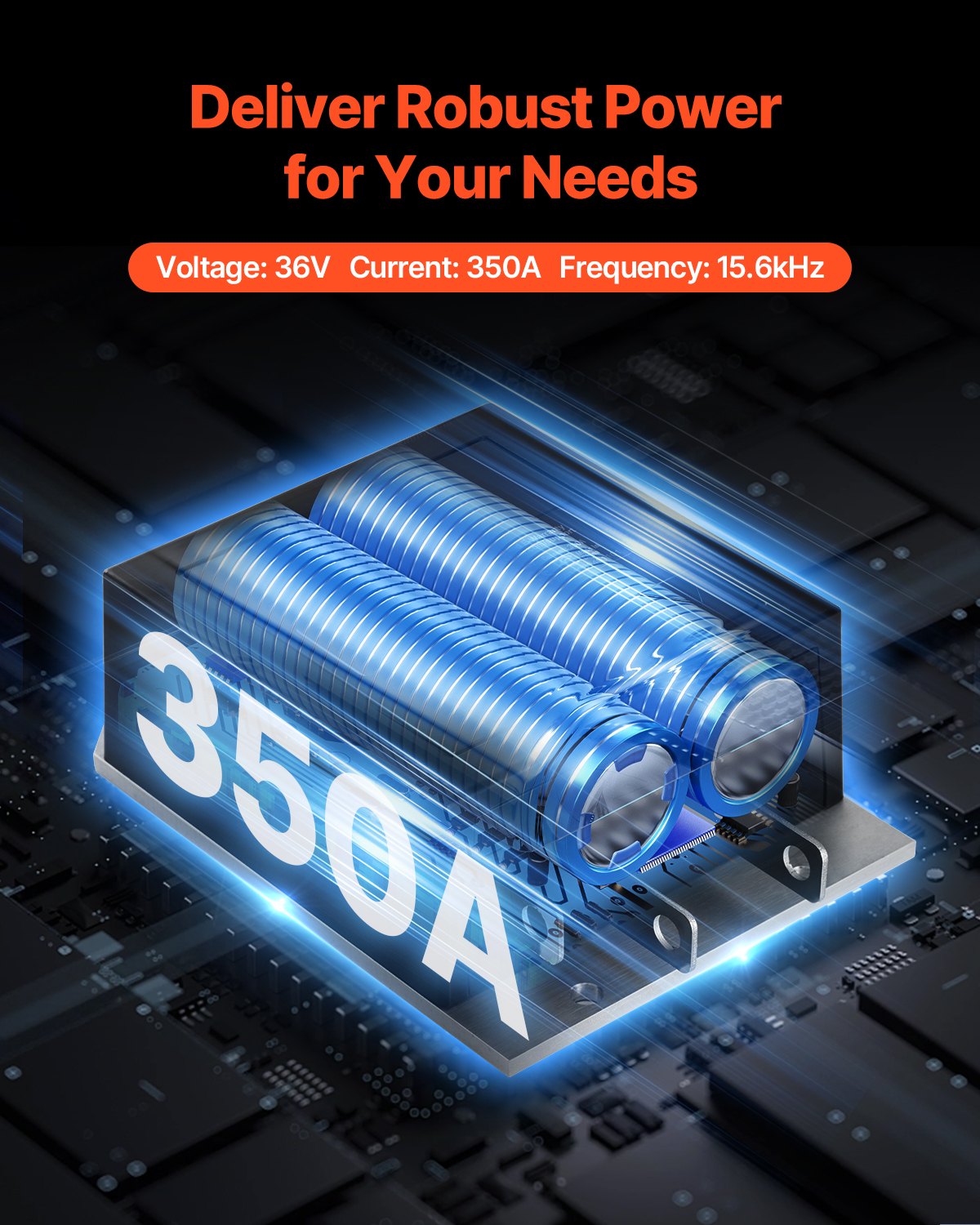 Golf Cart Controller 36V 350A Speed Regulator for EZGO 1206-4301 Models