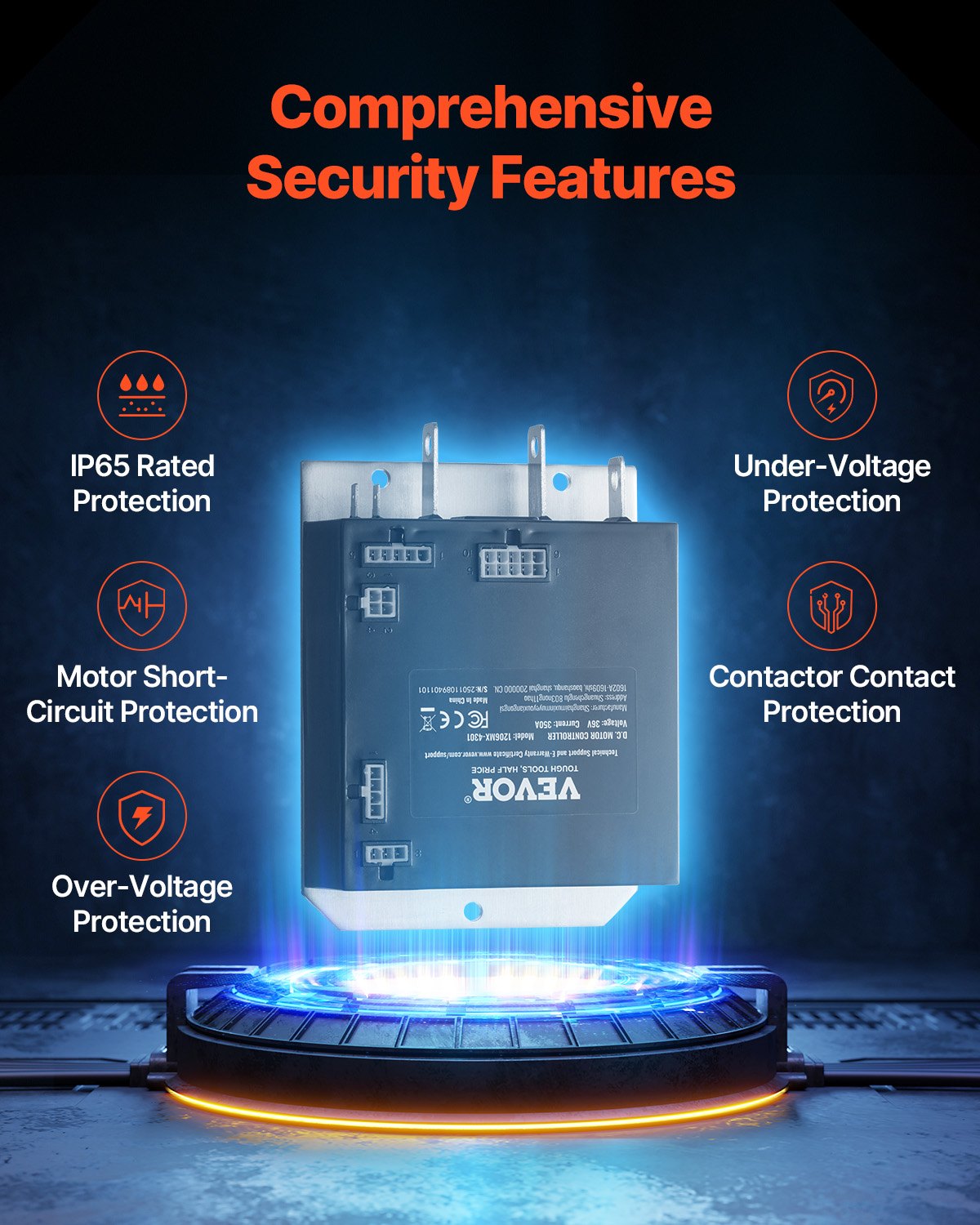 Golf Cart Controller 36V 350A Speed Controller for EZGO TXT 1206MX-4301