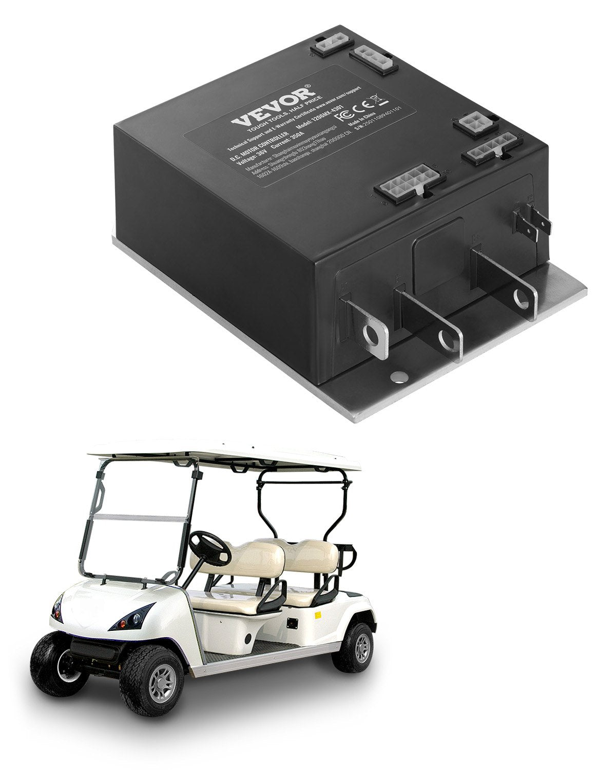 Golf Cart Controller 36V 350A Speed Controller for EZGO TXT 1206MX-4301