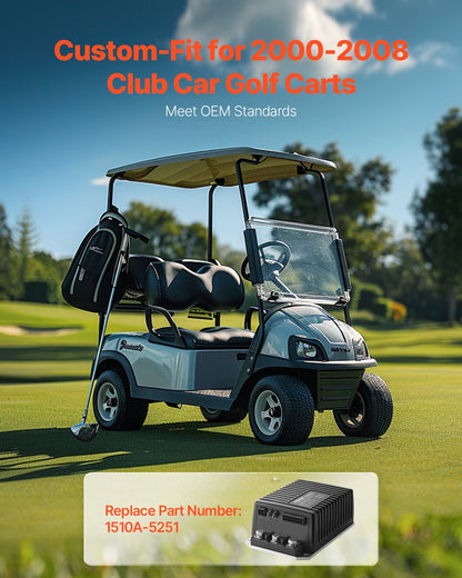 Golf Cart Controller 48V 250A Speed Controller for Club Car 1510A-5251