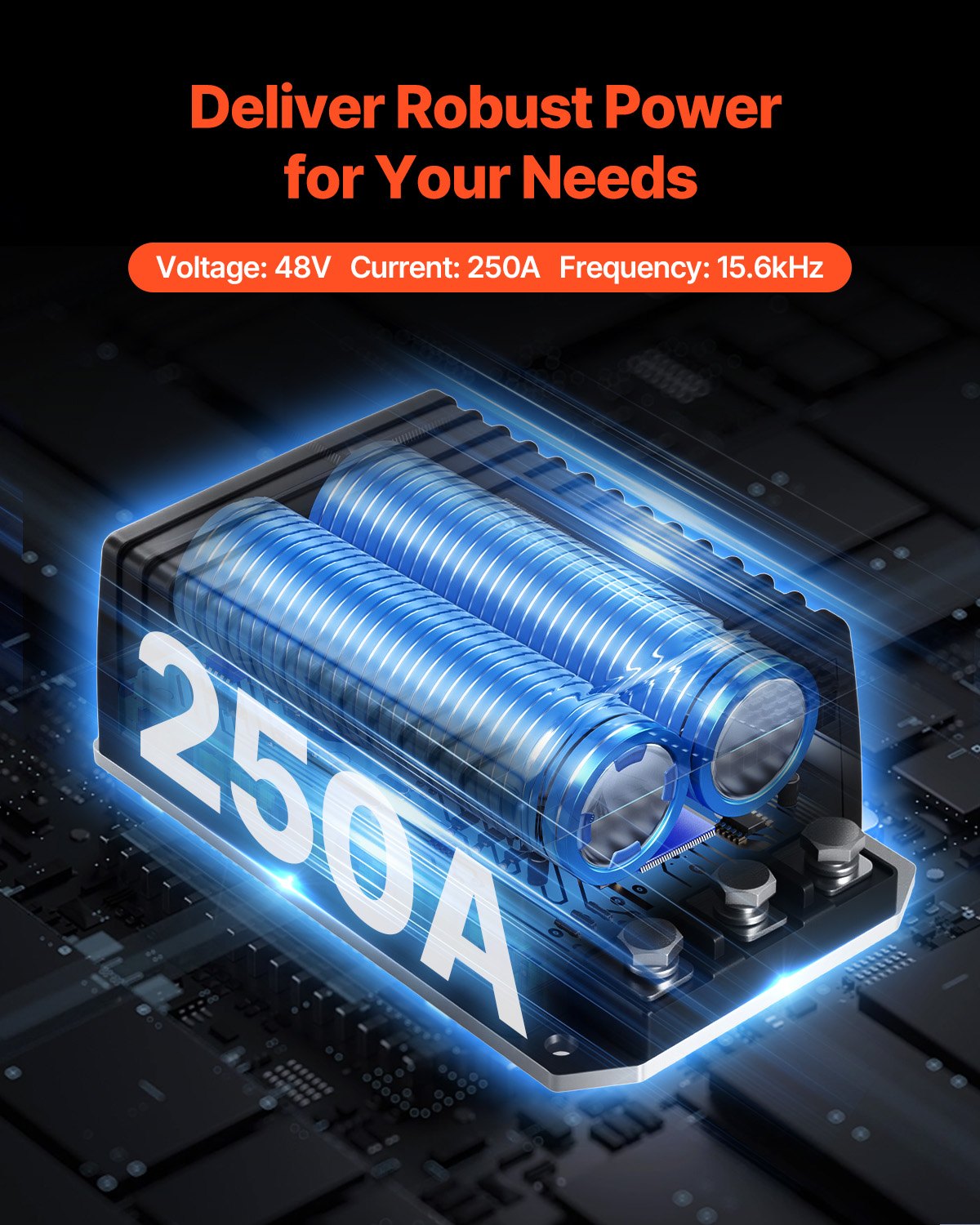 Golf Cart Controller 48V 250A Speed Controller for Club Car 1510A-5251