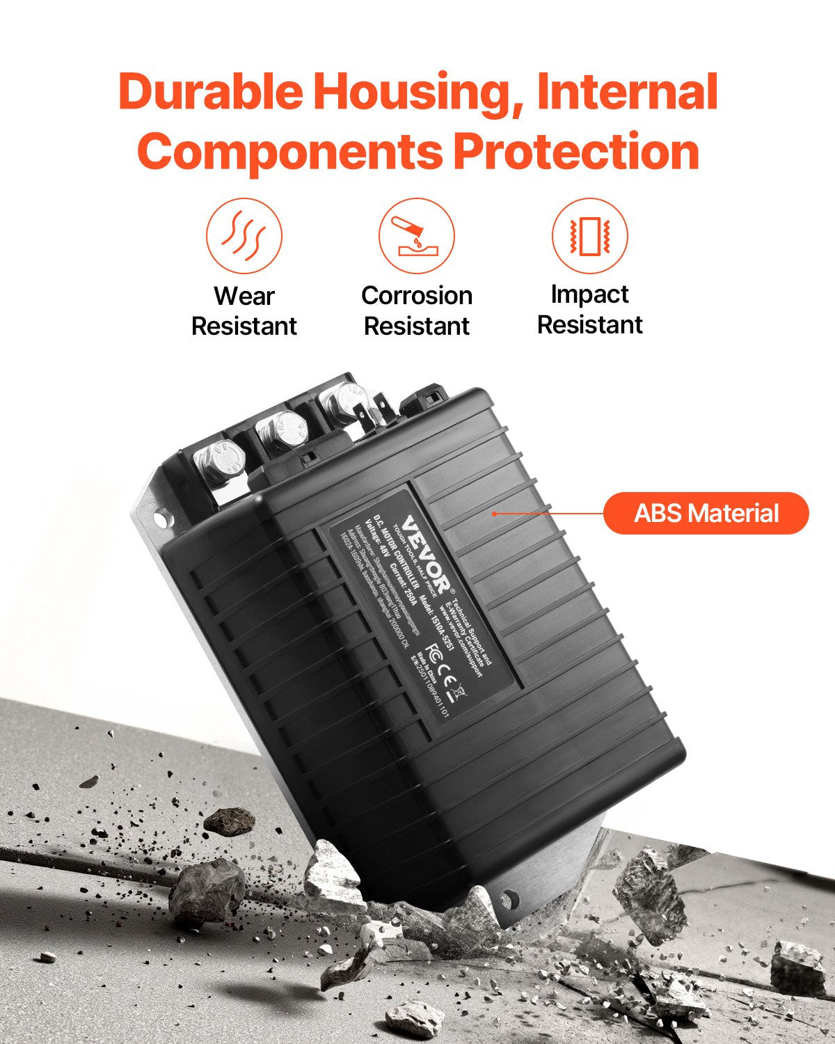 Golf Cart Controller 48V 250A Speed Controller for Club Car 1510A-5251