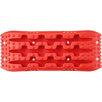 2PCS Traction Boards med PP för Mud Snow Sand Storage Bag Kort Röd