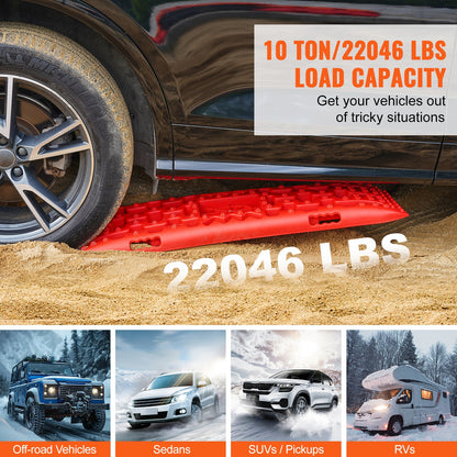 2PCS Drawstring Boards with PP for Mud Snow Sand Storage Bag Long Red