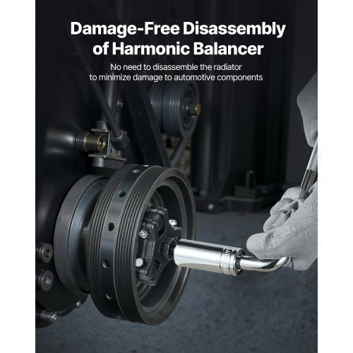 Harmonic Balancing Puller Set Adjustable 3-Jaw Puller for Most Later Models