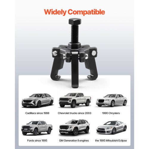 Harmonic Balancing Puller Set Adjustable 3-Jaw Puller for Most Later Models