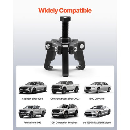 Harmonic Balancing Puller Set Adjustable 3-Jaw Puller for Most Later Models