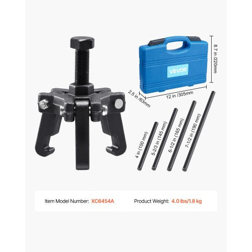 Harmonic Balancing Puller Set Adjustable 3-Jaw Puller for Most Later Models