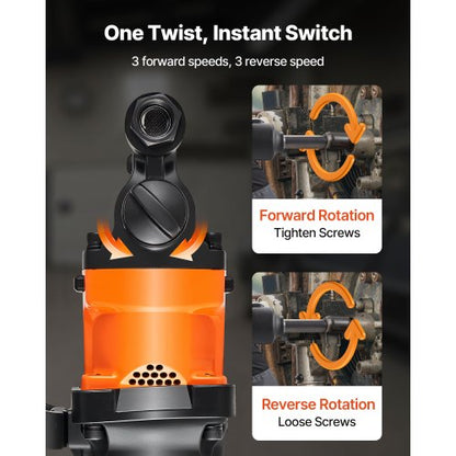 1-tums lufttrycksmutterdragare, upp till 2400 Nm mutterbrytande vridmoment, 6000 varv/min 6-växlad pneumatisk slagpistol med 152,4 mm förlängt städ för tunga lastbilar, bussar, jordbruksmaskiner |  EU