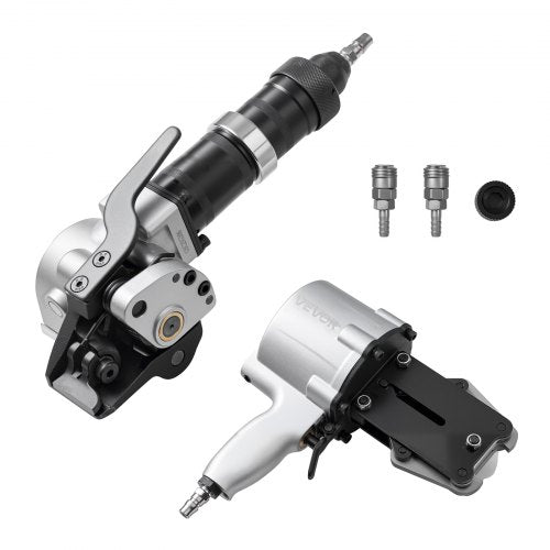 Pneumatisk stålbandningsmaskin, 8500 N spänningskraft, metallbandningsverktyg, spännare och skärförslutare för 32 mm breda metallband, kraftig delad balpress för höghållfasta förpackningar |  EU