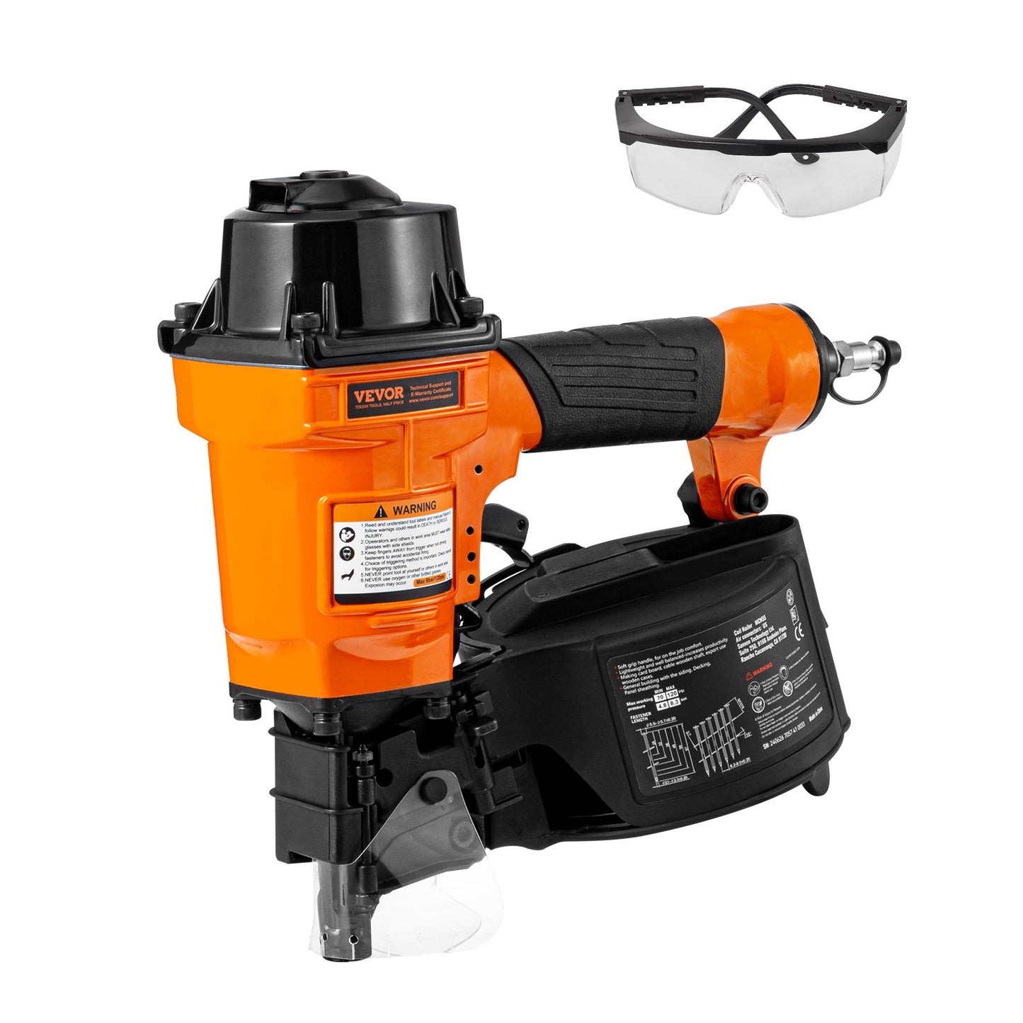 MCN55 Spiralnagler, 1 Zoll bis 2-1/4 Zoll, 15 Grad, pneumatischer Nagelpistole