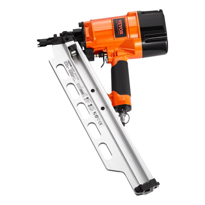 Framing nailer 50 to 90 mm 21° pneumatic nailer with fully round head