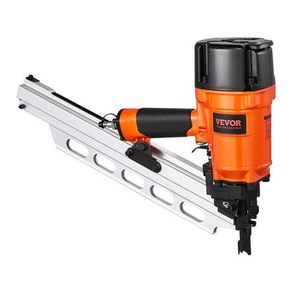 Framing nailer 50 to 90 mm 21° pneumatic nailer with fully round head