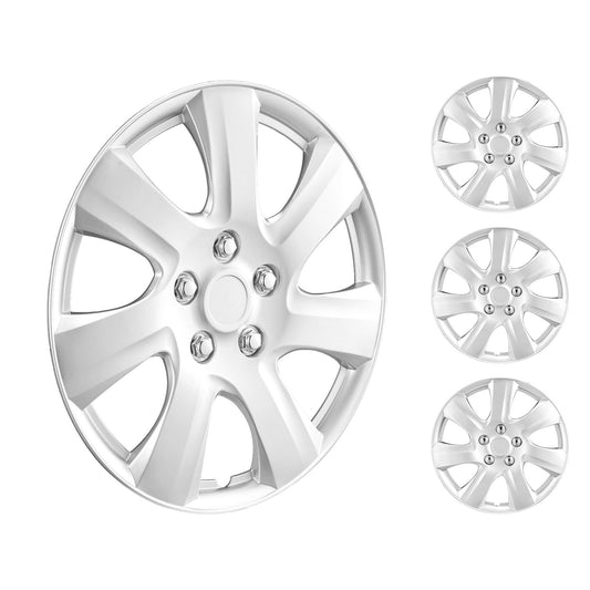 16" wheel rim protection hub caps Set of 4 robust hub caps for all weather