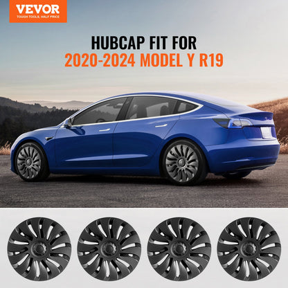 19" wheel rim protector for 2021-2023 model Y hub cap with valve nozzle hole