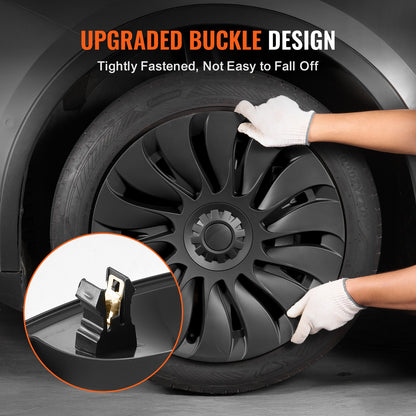19" wheel rim protector for 2021-2023 model Y hub cap with valve nozzle hole