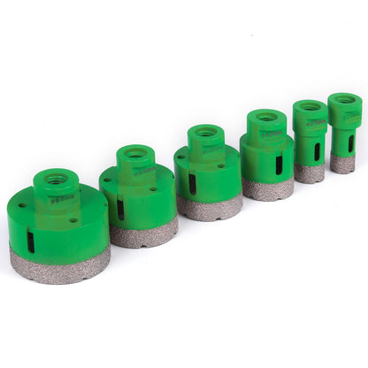 6ST Diamanthålsågssats, Diamanthålsågssats 20/25/42/50/55/68MM M14 gänghålsågsskärare för granitkarborundumkeramik