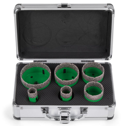 6ST Diamanthålsågssats, Diamanthålsågssats 20/25/42/50/55/68MM M14 gänghålsågsskärare för granitkarborundumkeramik