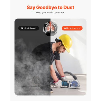 Dust cover for angle grinders 4-5 inches with 5 inch grinding wheel | EU