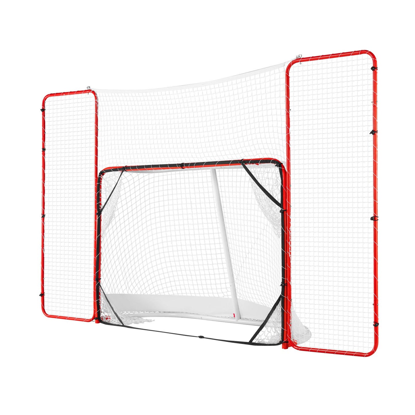 Hockey Goal med Backstop och Targets Street Outdoor Steel Hockey Net 72