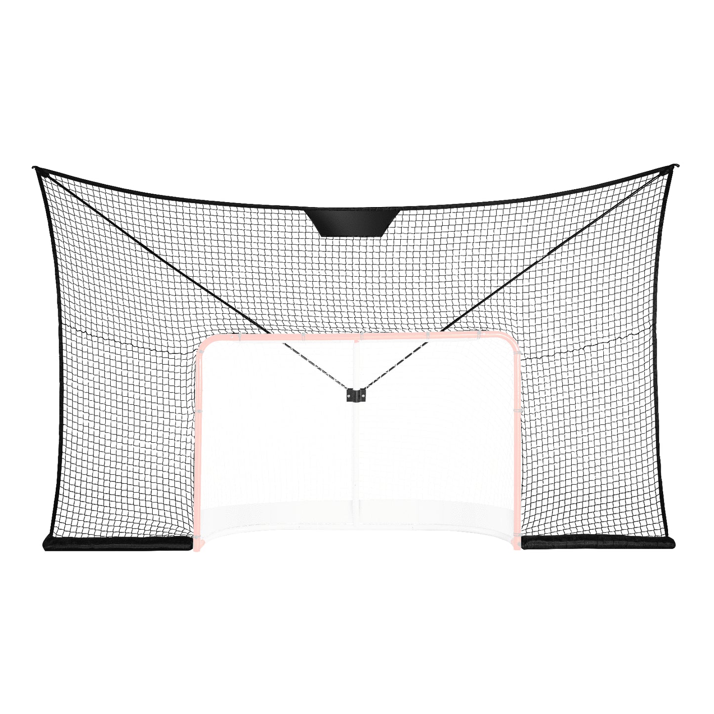 Hockey Goal Backstop Net Street Hockey Sport Target Netting Outdoor 12x7FT