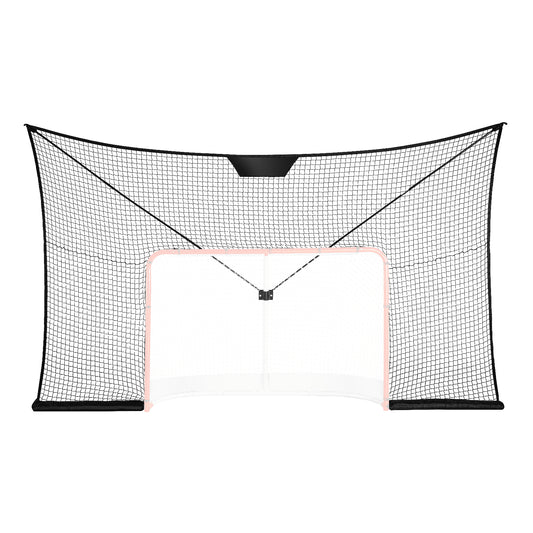 Hockey Goal Backstop Net Street Hockey Sport Target Netting Outdoor 12x7FT