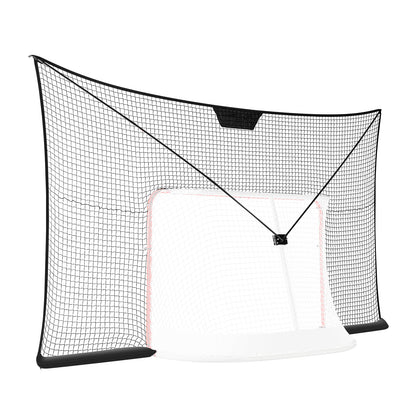 Hockey Goal Backstop Net Street Hockey Sport Target Netting Outdoor 12x7FT