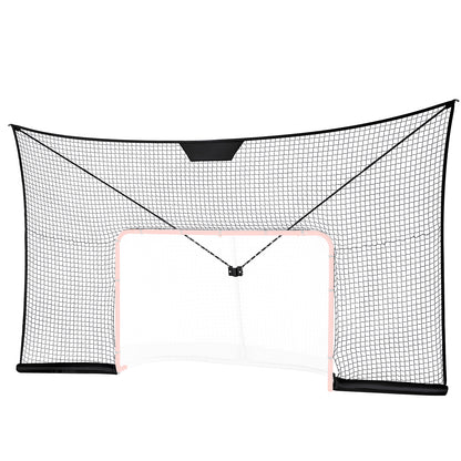 Hockey Goal Backstop Net Street Hockey Sport Target Netting Outdoor 12x7FT