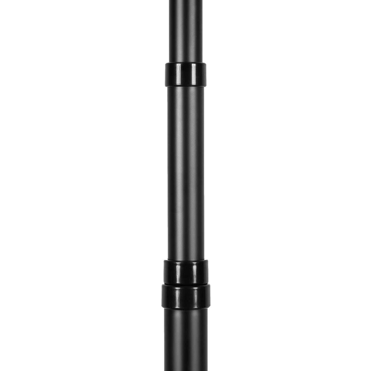 20FT Teleskop-Fahnenmast-Kit Hochleistungs-Aluminium-Fahnenmast Schwarz