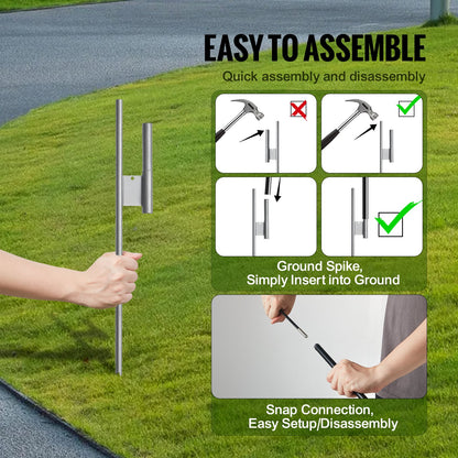 Auto Repair Advertising Feather Flag Kit Swooper Flags and Poles 16,3 FT