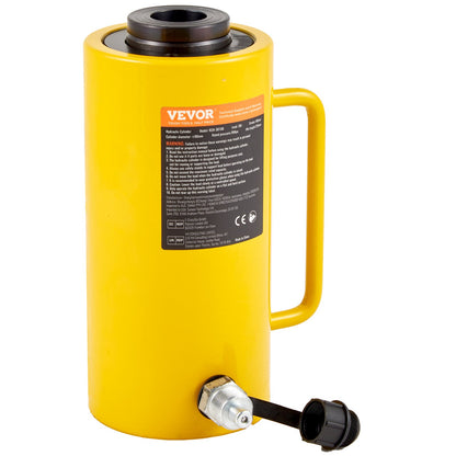 30 Ton 4 Inch Stroke Hollow Hydraulic Cylinder Jack 66000LBS Lifting Cylinder Industrial Durable Car Bending