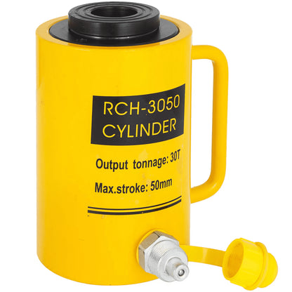 30 t 50 mm hollow piston Hydraulic cylinder jack Heavy Duty 30 t/66,000 lbs bending