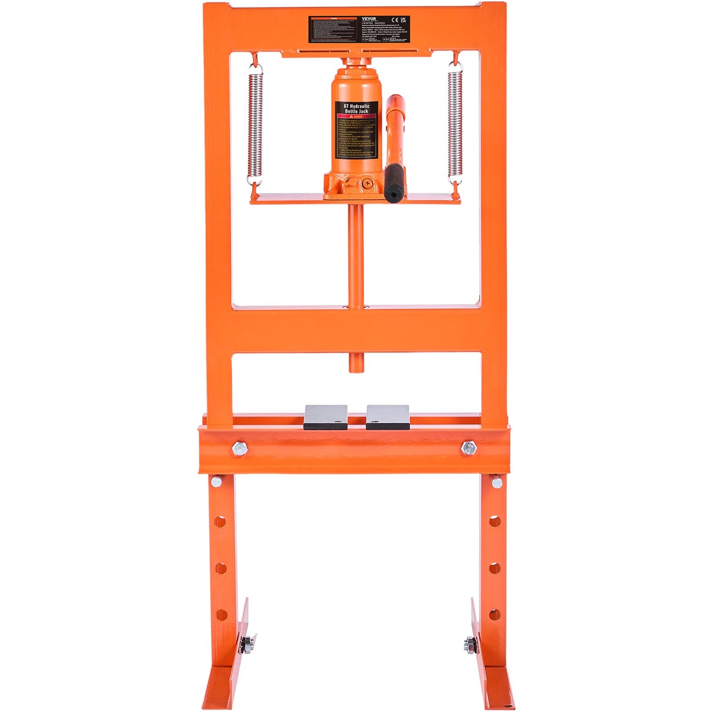 Hydraulic Shop Press 6 Ton with press plates H-Frame bench press stand