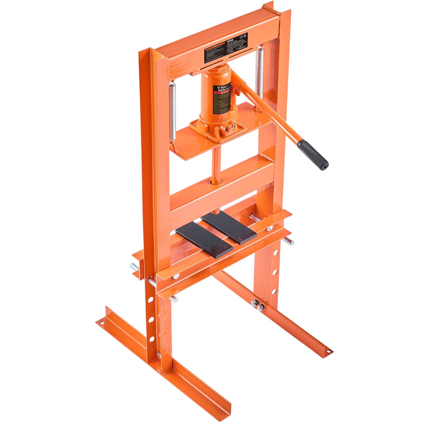 Hydraulic Shop Press 6 Ton with press plates H-Frame bench press stand