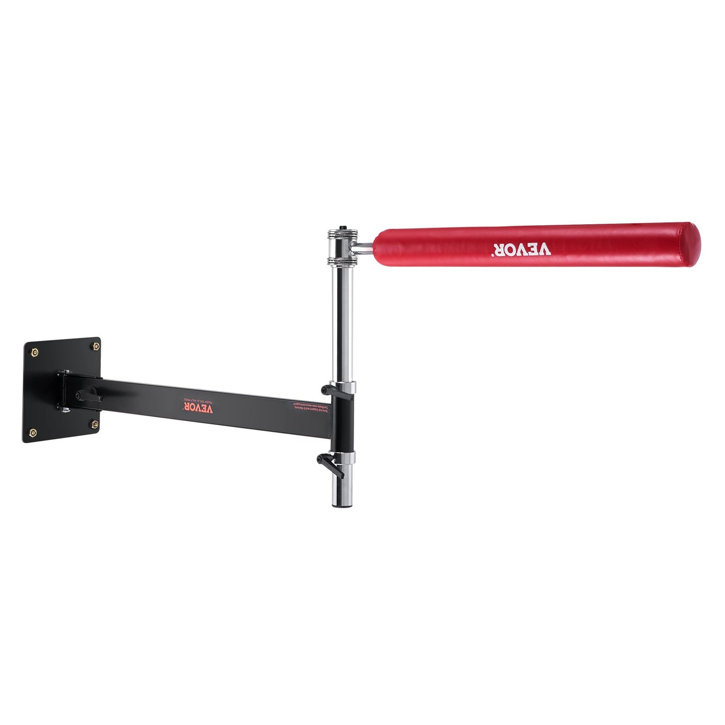 Wall Mount Boxing Spinning Bar, Justerbar Punching Spinning Bar, Boxing Speed Trainer med handskar, Red Reflex Boxing Bar, Boxning Träningsutrustning för Kickboxning, MMA, Stress Relief & Fitness
