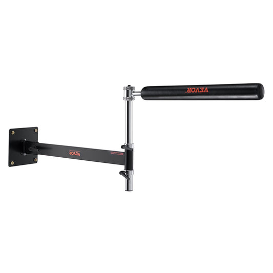 Wall Mount Boxing Spinning Bar, Adjustable Punching Spinning Bar, Boxing Speed Trainer with Gloves, Black Reflex Boxing Bar, Boxing Training Equipment for Kickboxing, MMA, Stress Relief, Fitness