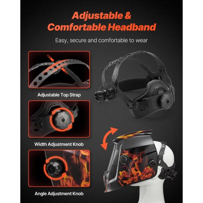 svetshjälm automatisk nedbländning, 93 x 43 mm svetshuva i äkta färg, soldriven svetsmask med 2 ljusbågssensorer, skugga 4/9-13 för TIG MIG ARC-svetsning och slipning - CRIUS-serien (gult flammönster) |  EU