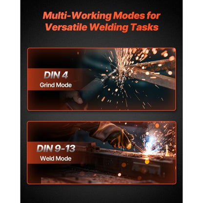 svetshjälm automatisk nedbländning, 93 x 43 mm svetshuva i äkta färg, soldriven svetsmask med 2 ljusbågssensorer, skugga 4/9-13 för TIG MIG ARC-svetsning och slipning - CRIUS-serien (gult flammönster) |  EU