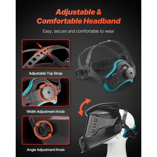 svetshjälm automatisk nedbländning, 100 x 95 mm svetshuva i äkta färg, 1/1/1/1 soldriven svetsmask med 4 ljusbågssensorer, bred skugga 4/5-9/9-13 för TIG MIG ARC-svetsning, slipning, skärning - METIS-serien |  EU