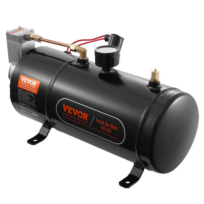 12V luftkompressor med 0,8 Gal/3L tank inbyggt lufthornskompressorsystem
