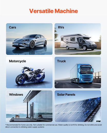 Spotless deionized water system Car wash system with integrated TDS meter