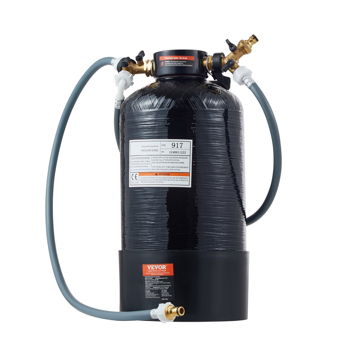 Autowaschanlage mit makellosem deionisiertem Wassersystem und tragbarem TDS-Messgerät