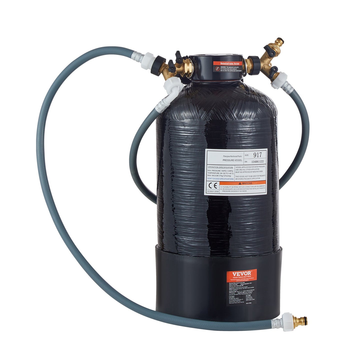 Autowaschanlage mit makellosem deionisiertem Wassersystem und tragbarem TDS-Messgerät