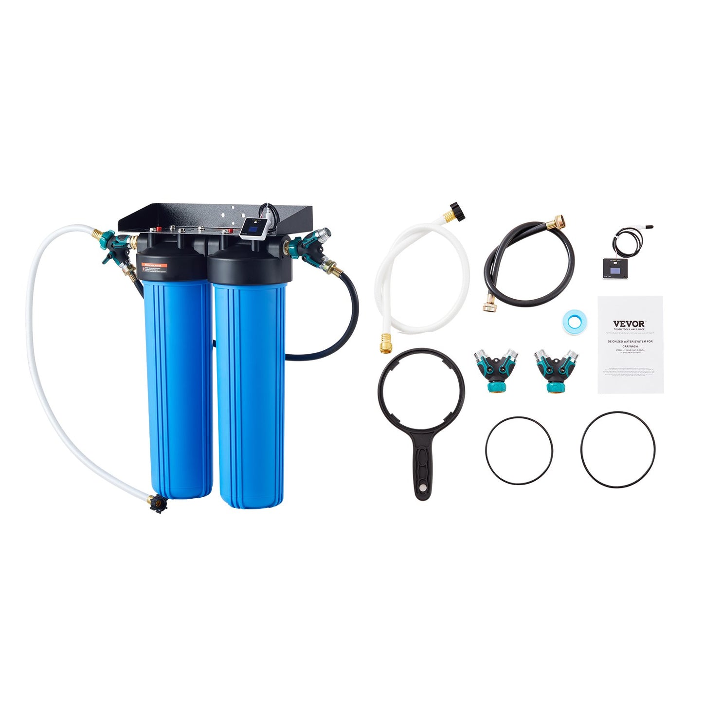 Spotless deionized water system Car wash system with integrated TDS meter