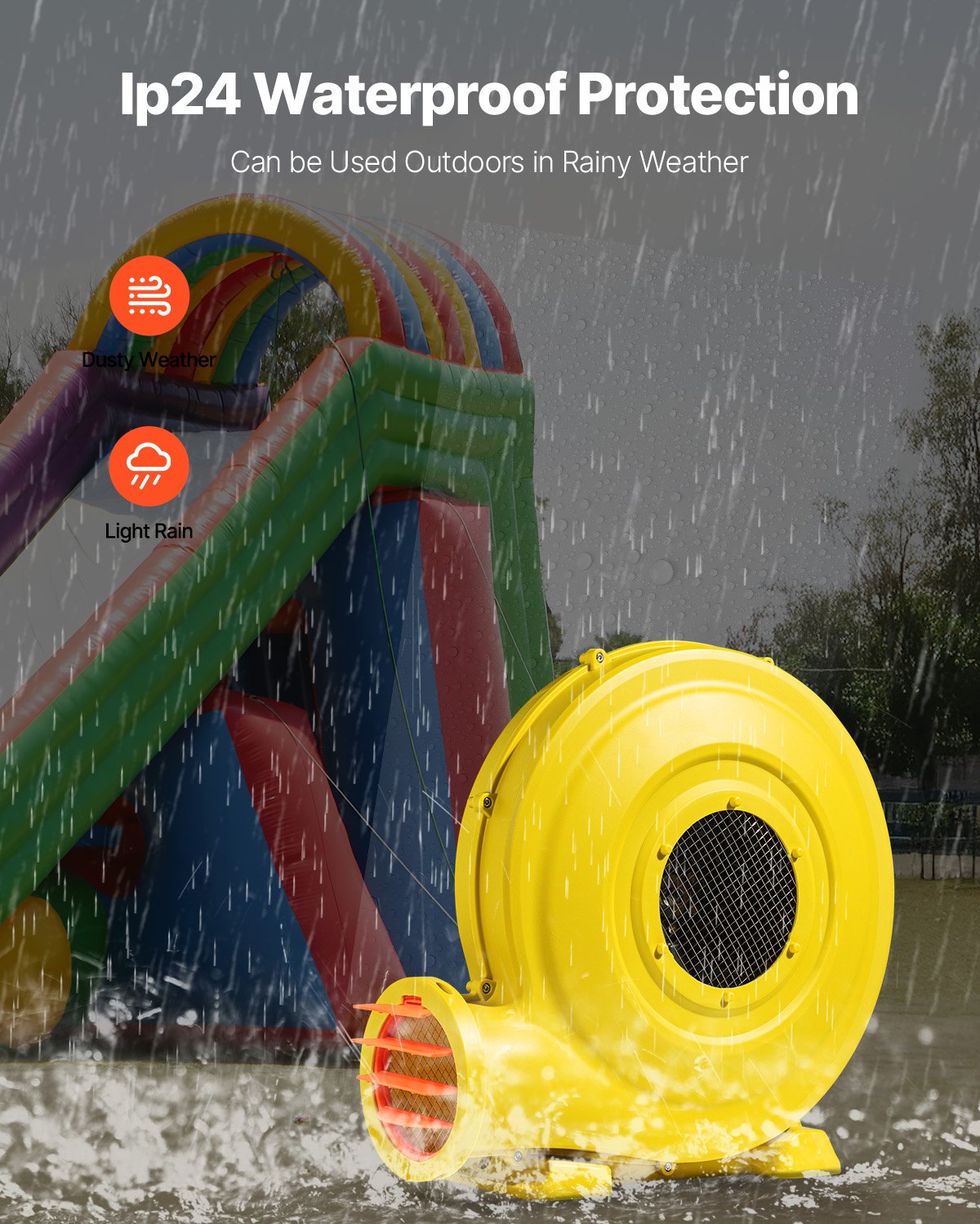 Inflatable Bounce House Blower 1.2&amp;1.3HP 950W for Commercial Bounce House