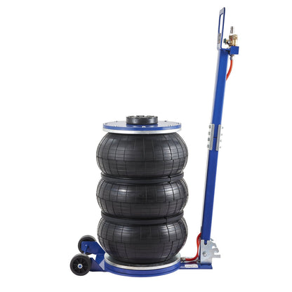 Air Jack, 5 Ton/11000 lbs Triple Bag Air Jack, Airbag Jack with Six Steel Tubes, Lifts Up to 18.5 Inch/470 mm, 3-5 s Quick Lifting Pneumatic Jack, with Adjustable Handle for Car, Garage, Repair