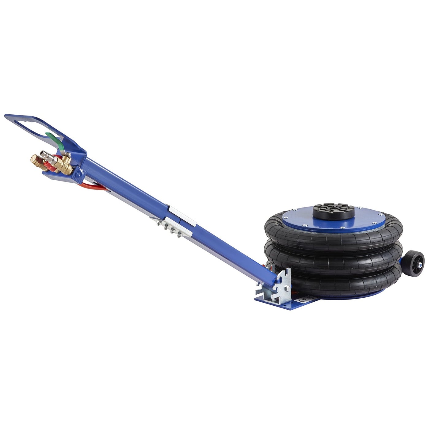 Air Jack, 5 Ton/11000 lbs Triple Bag Air Jack, Airbag Jack with Six Steel Tubes, Lifts Up to 18.5 Inch/470 mm, 3-5 s Quick Lifting Pneumatic Jack, with Adjustable Handle for Car, Garage, Repair